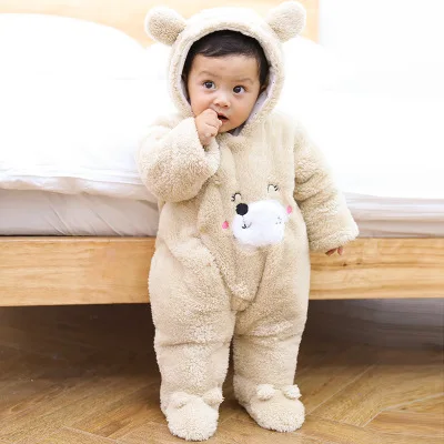 Baby clothing Boy girls Clothes Cotton Newborn toddler rompers cute Infant new born winter clothing (60829554043)