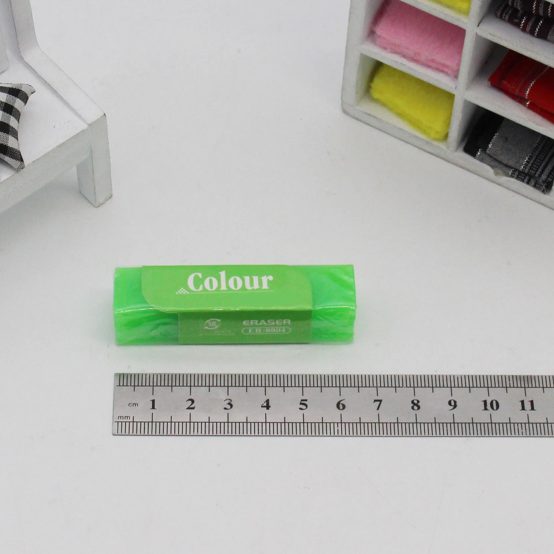 Hot Sale Customized Cute Square TPR Eraser Colourful School Office Pencil Rubber Promotional Stationery