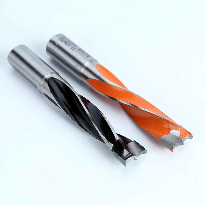 Arden 10mm tipped dowel drill bits wood left and right rotary hole drill bits woodworking carbide hole router bit