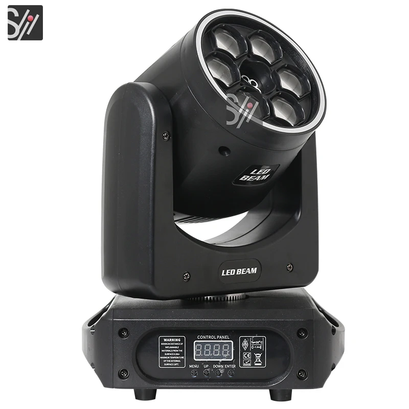 New mini laser stage lighting moving head stage disco led light 6pcs bee eyes rgbw dmx dj party club strip lights