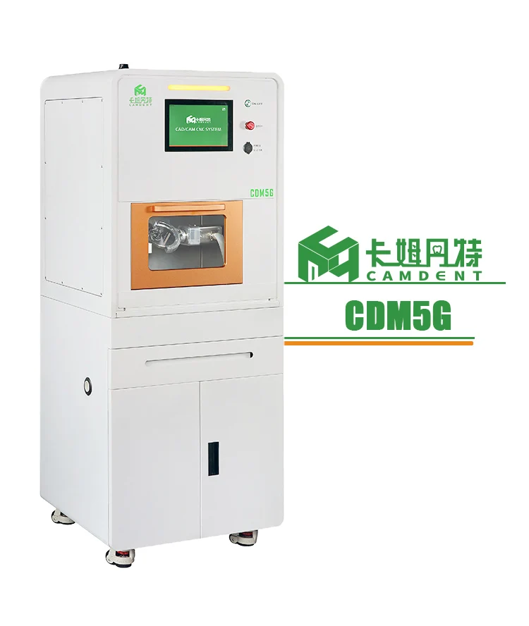 Hot Selling SDM5G 5-axis cad cam Dental CAD CAM Milling Machine for Premill, Glass Ceramics, Zirconia,Wax,PMMA