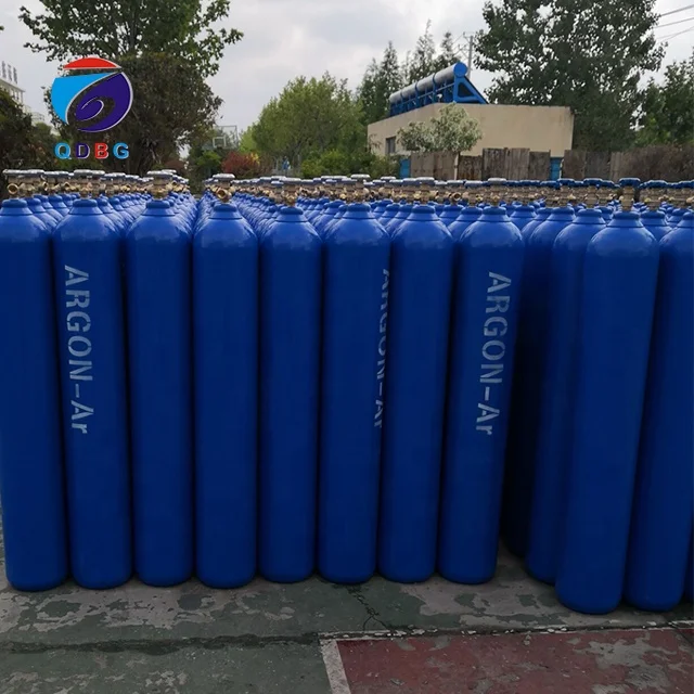 QDBG заводская цена стандартная аргоновая баллон с аргоном рабочим давлением 150 бар 200 300 350