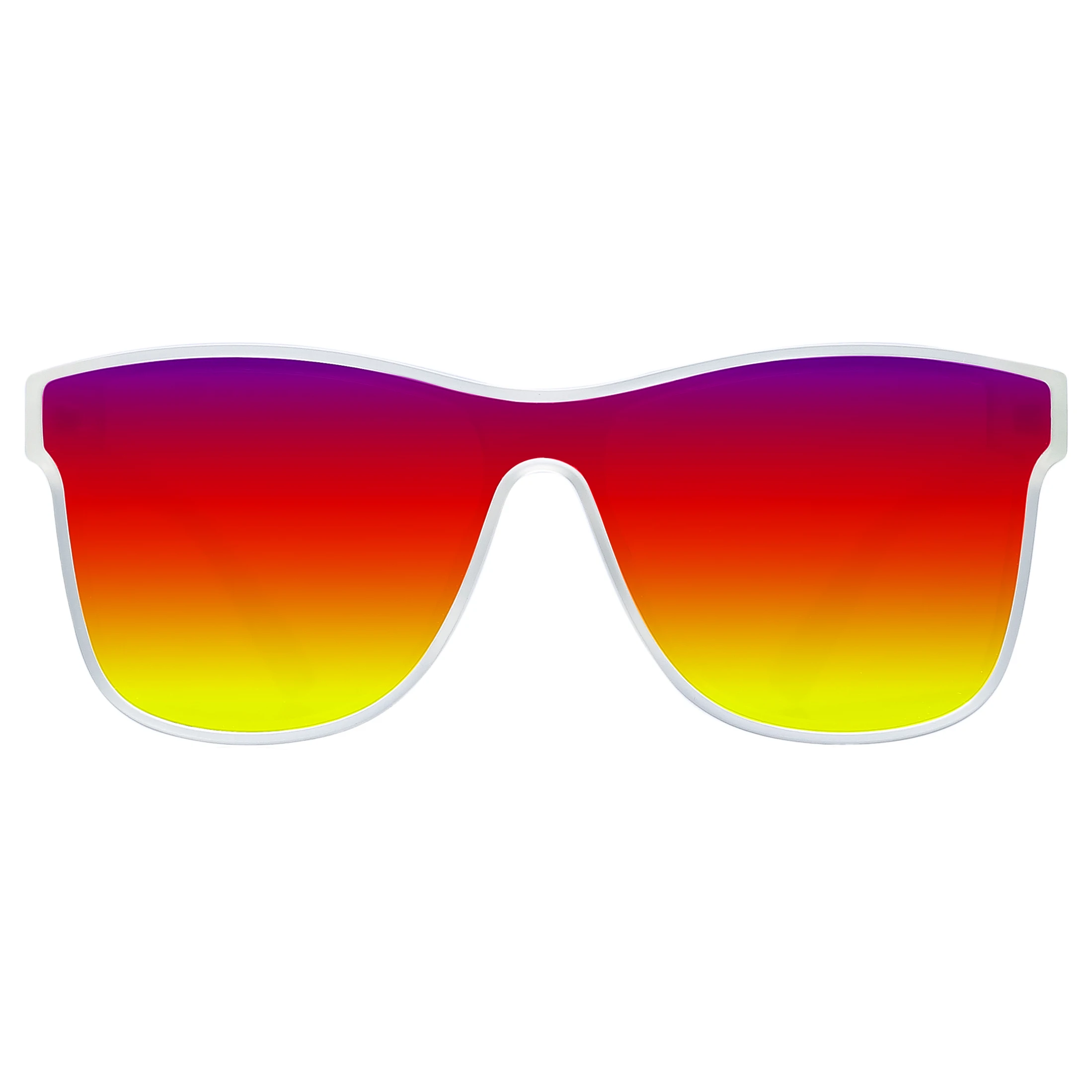 Blenders rainbow TR90 OEM polarized gradient mirror lens color women men unisex sunglasses