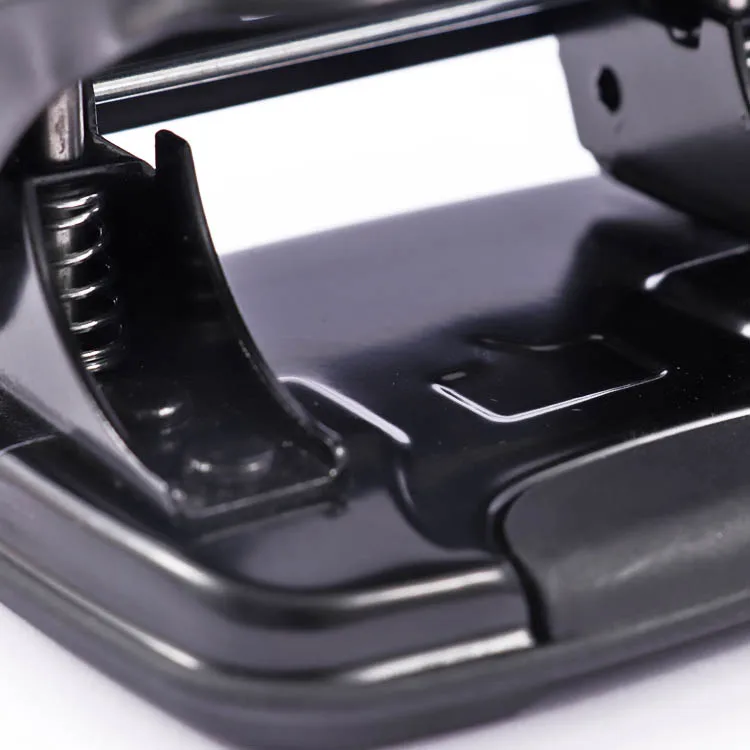 Foska оптовая продажа канцелярские принадлежности 6 мм с круглым отверстием ручной 2-дырокол для штамповки металлического пластика со съемной подушкой лома