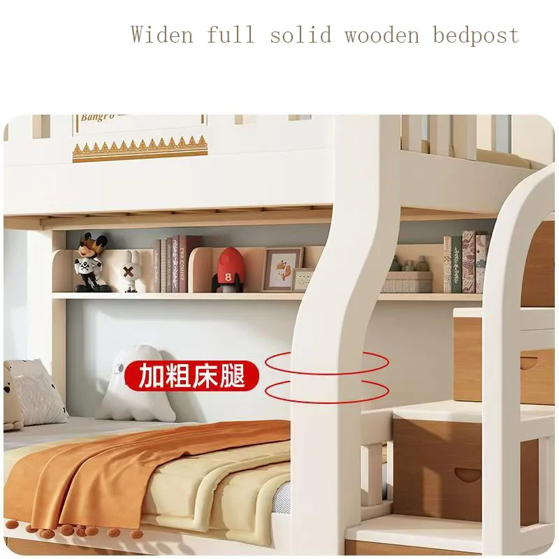 Wholesale Modern Hotel School Dormitory Apartment Bed University Apartment Wooden Bunk Beds With Stairs