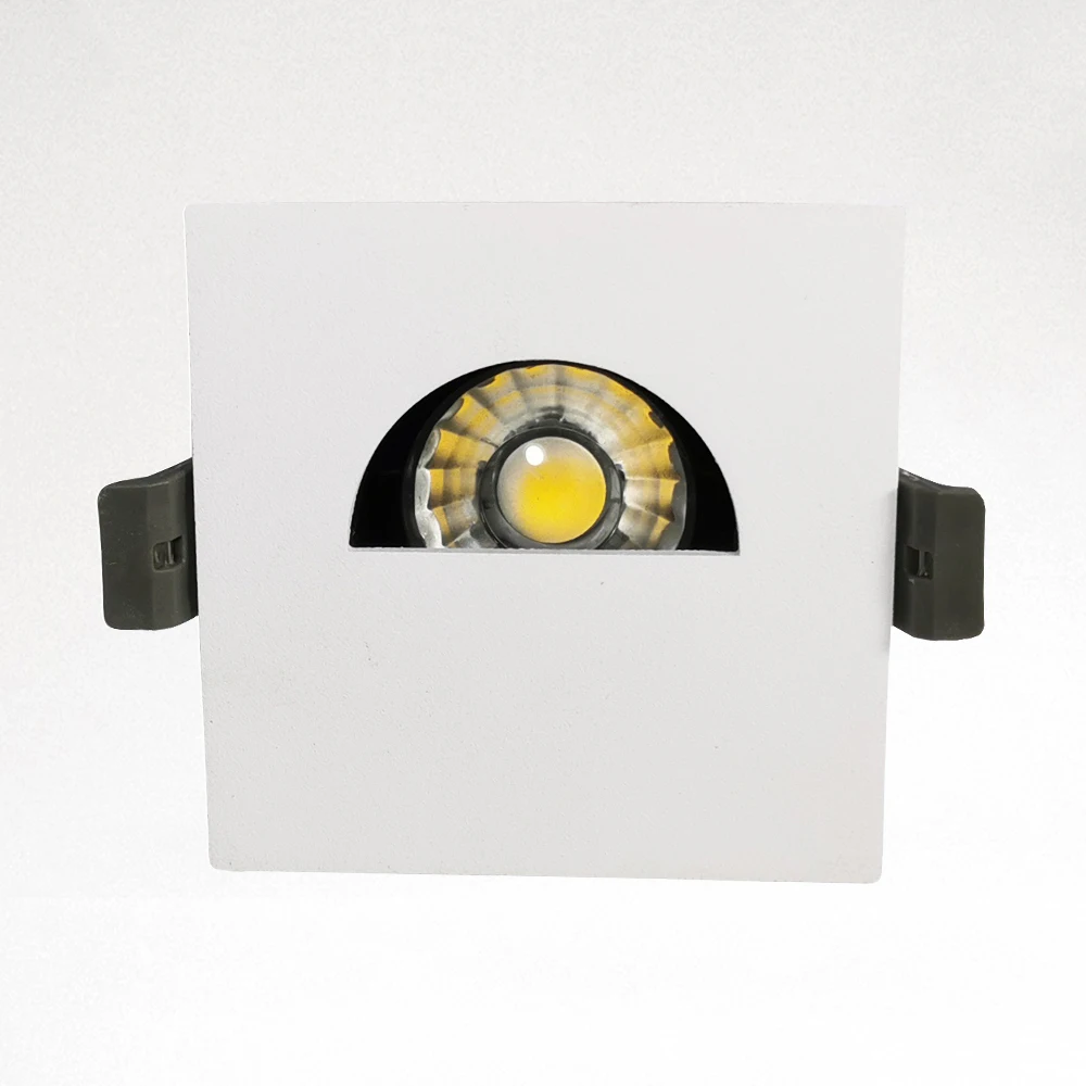 New Aluminum Square Anti-Glare Down Light Frame GU5.3 MR16 GU10 Housing for Residential Hotel & Home Office Indoor Lighting