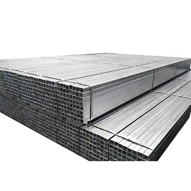 Ms Welded Steel ERW En10219/En10210 Black or Galvanized Square Rectangular Steel Pipe