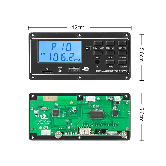 Автомобильный аудио беспроводной декодер Usb плеер BoardMP3 доска