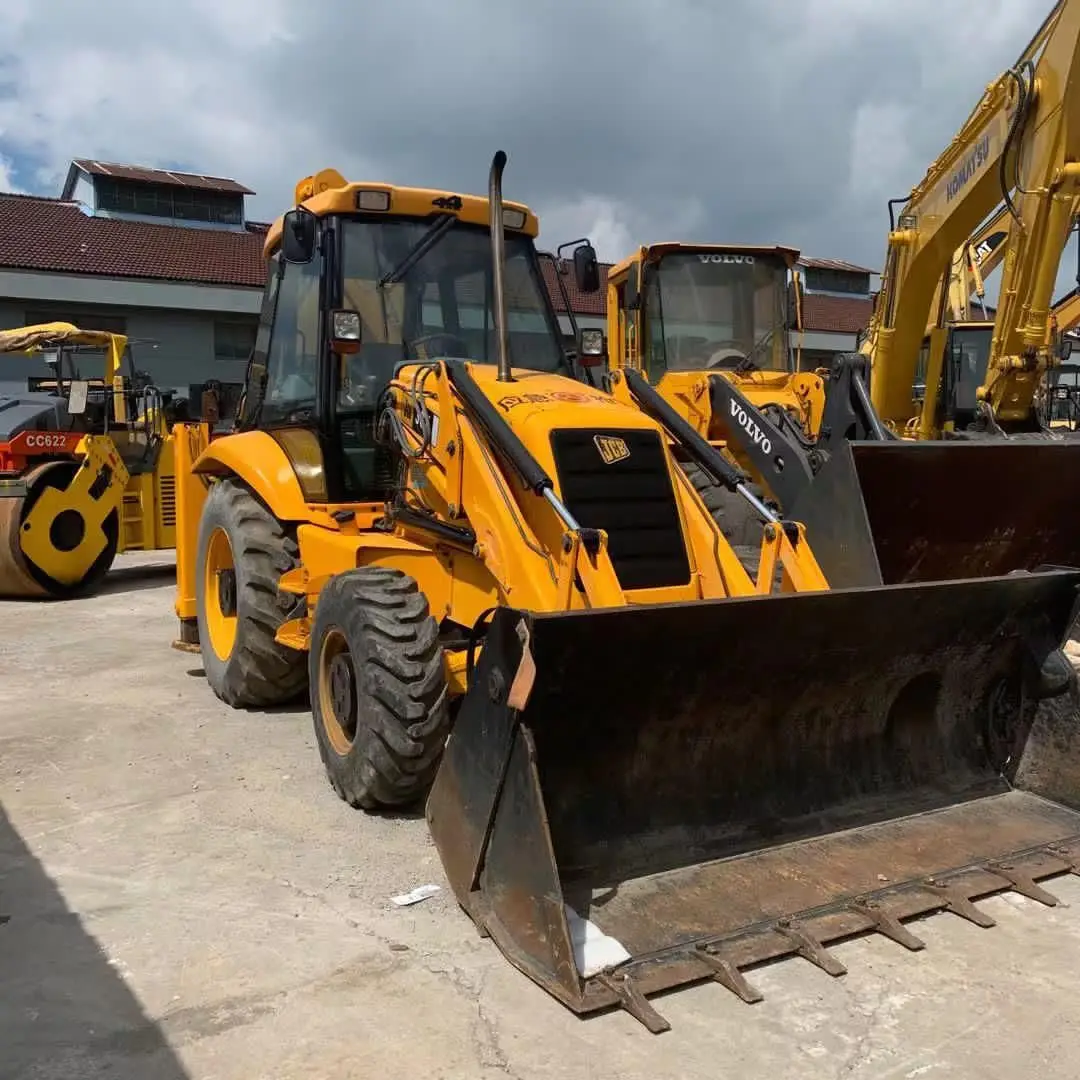Factory Price 4X4 JCB 3CX Style Backhoe Loader Snow Sweeper China Factory Backhoe Excavator Loader