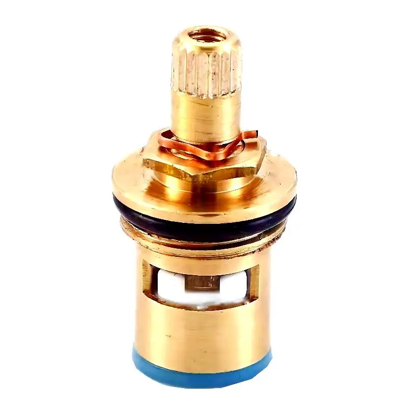 1/2  Brass faucet  Ceramic Cartridge Valve Core Brass Spline Tap Spindle  for Single Cold Faucet or Fast Open Tap