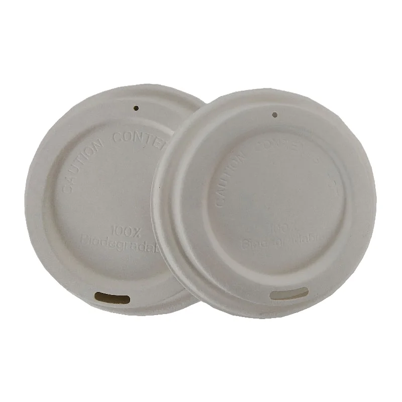 Кофейные бумажные стаканчики с крышкой эко-отбеливатель 100% биоразлагаемый водонепроницаемый сахарный тростник целлюлоза бумага для Кафе Латте от производителя