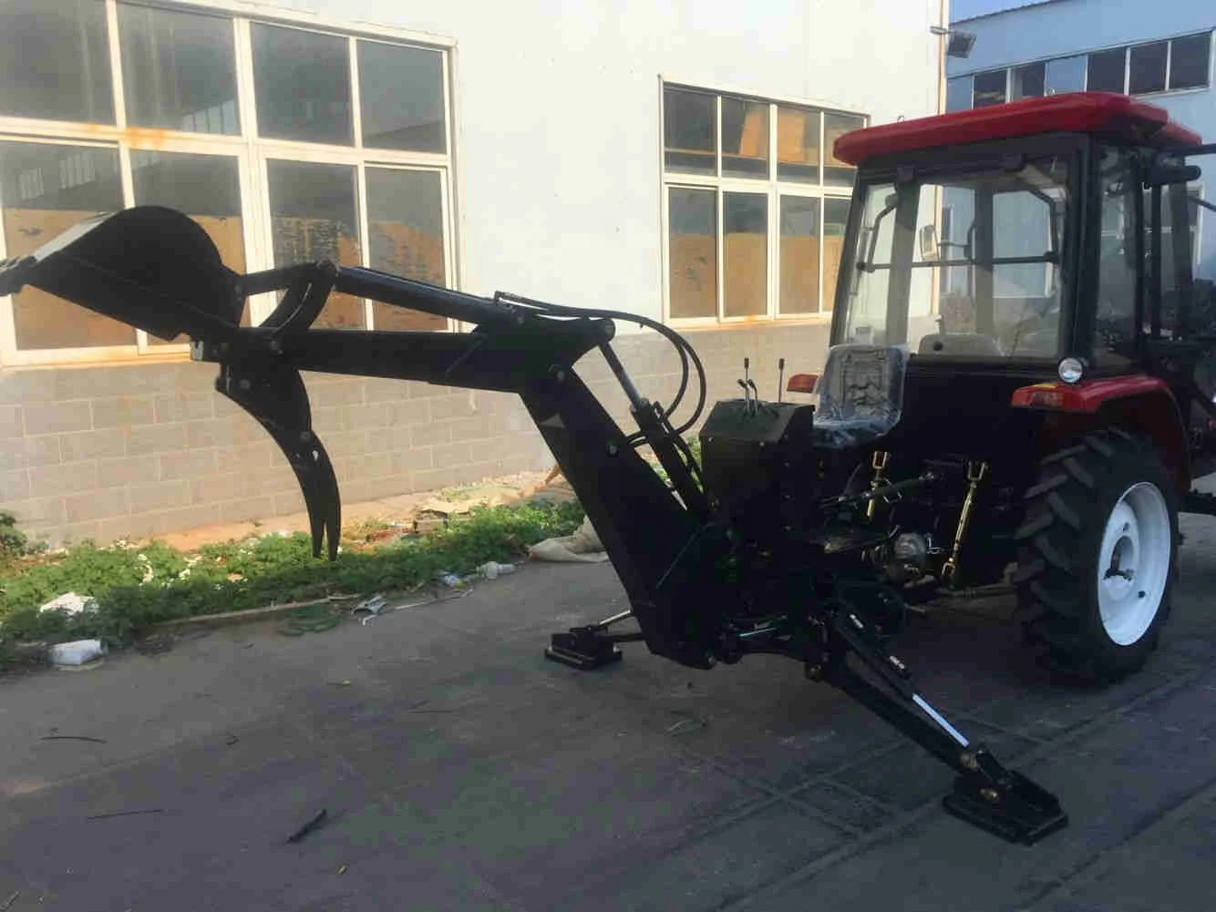 4wd  4x4 40hp 50hp 60hp agricultural compact mini farm tractor with front end loader tz-3 tz-4 tz-6 and backhoe loader for sale