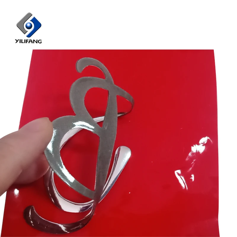 3d soft plastic label sticker emblem letter badge chrome sale emblems
