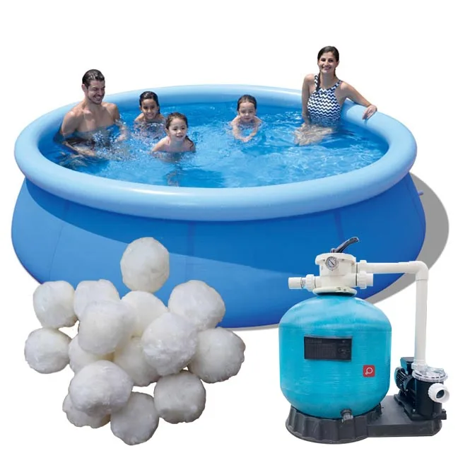 Vacuum packed swimming pool filter ball aquarium nitrocellulose fiber ball filter material