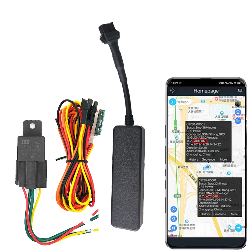 Smallest Vehicle GPS Tracker GT02A Mini GPS Tracking Device Micro Chip For Car Motorcycle Real Time Locator Free Platform