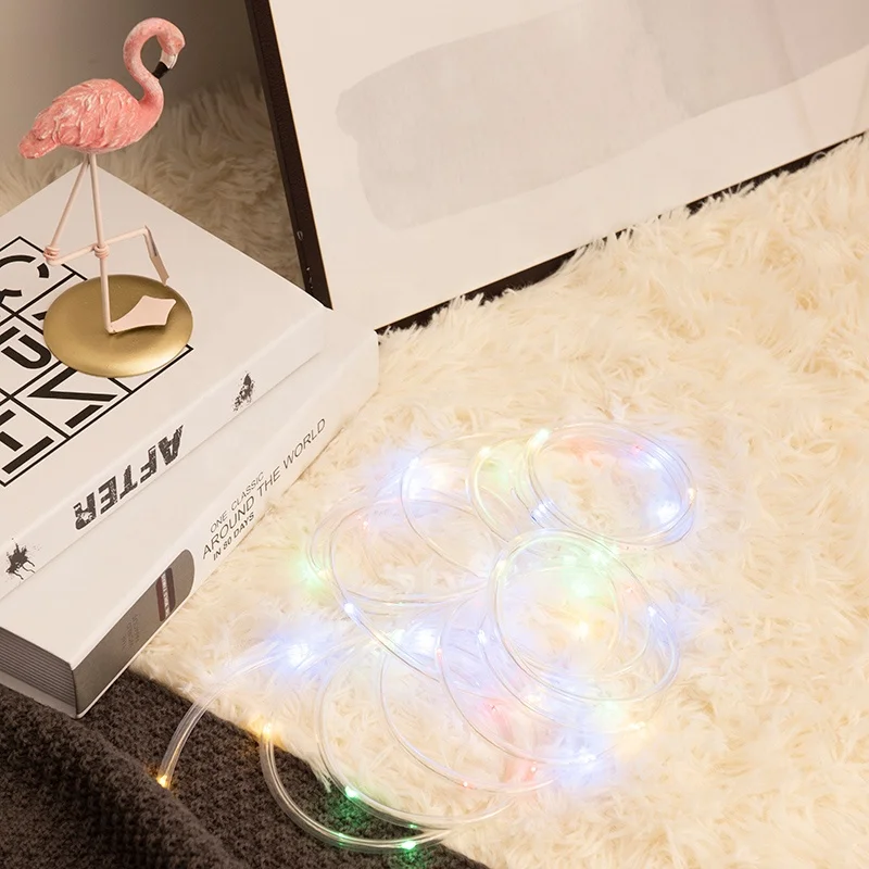 
AA Battery Operated Waterproof Fairy String Lights Copper Wire Christmas 100 Led Strip Lights 