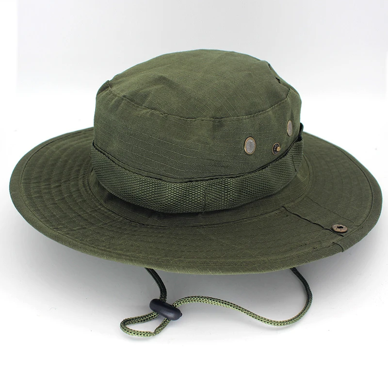 hot sale design camouflage all over print pattern fishing hat big brim size sunshade camouflage bucket hat