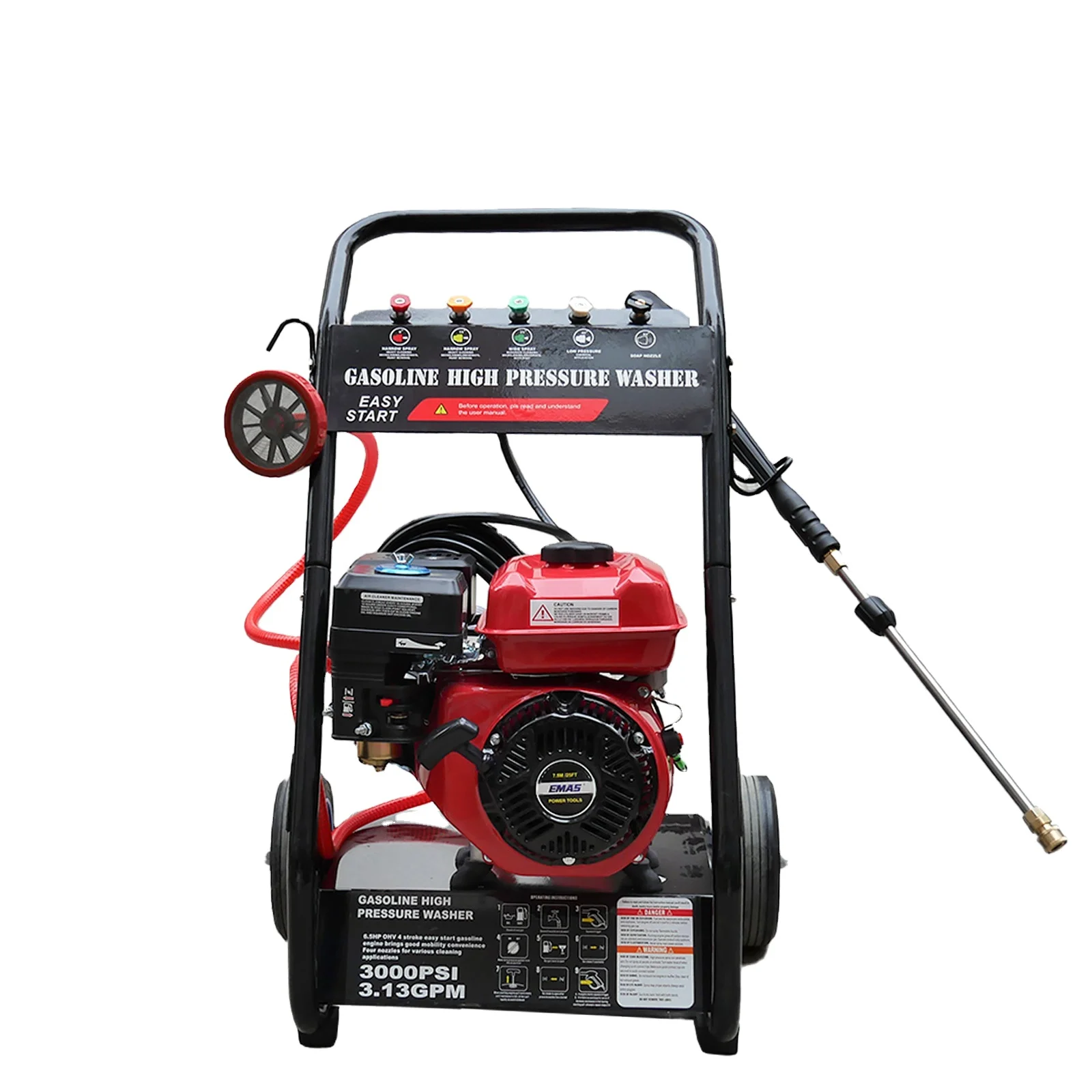 200Bar 250Bar 170F Engine Car Cleaning Adjustable Spray Gun Car Wash Machine High Pressure Washer 7HP