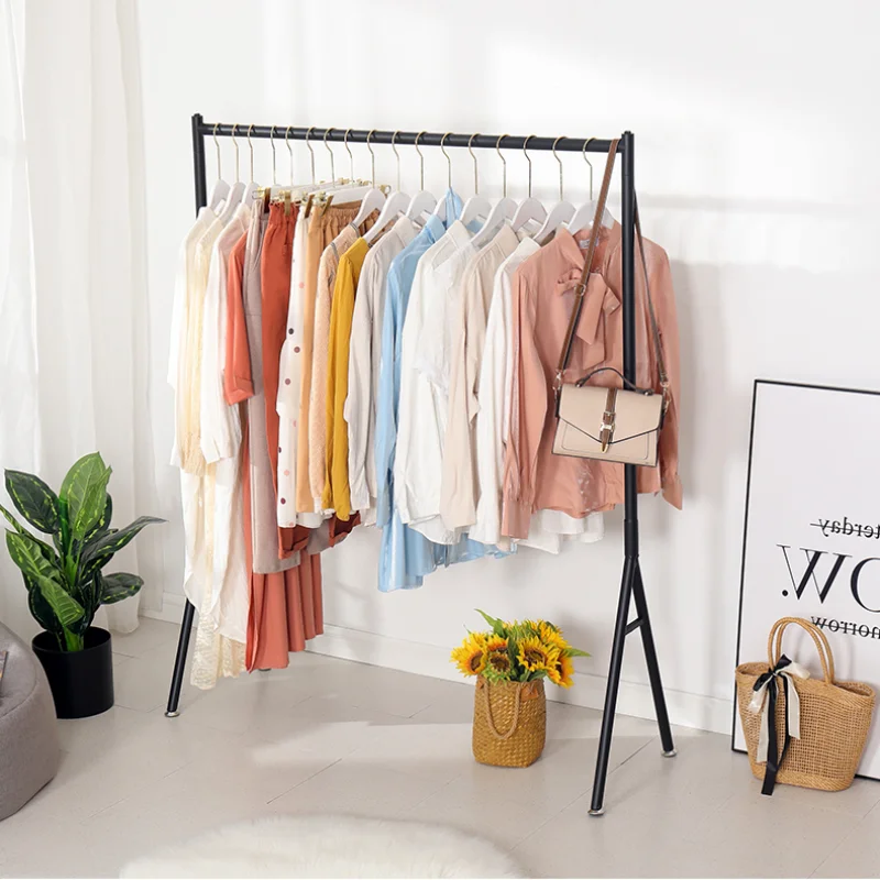 Лидер продаж Amazon, коммерческая Минималистичная железная Съемная напольная вешалка, стойка для пальто