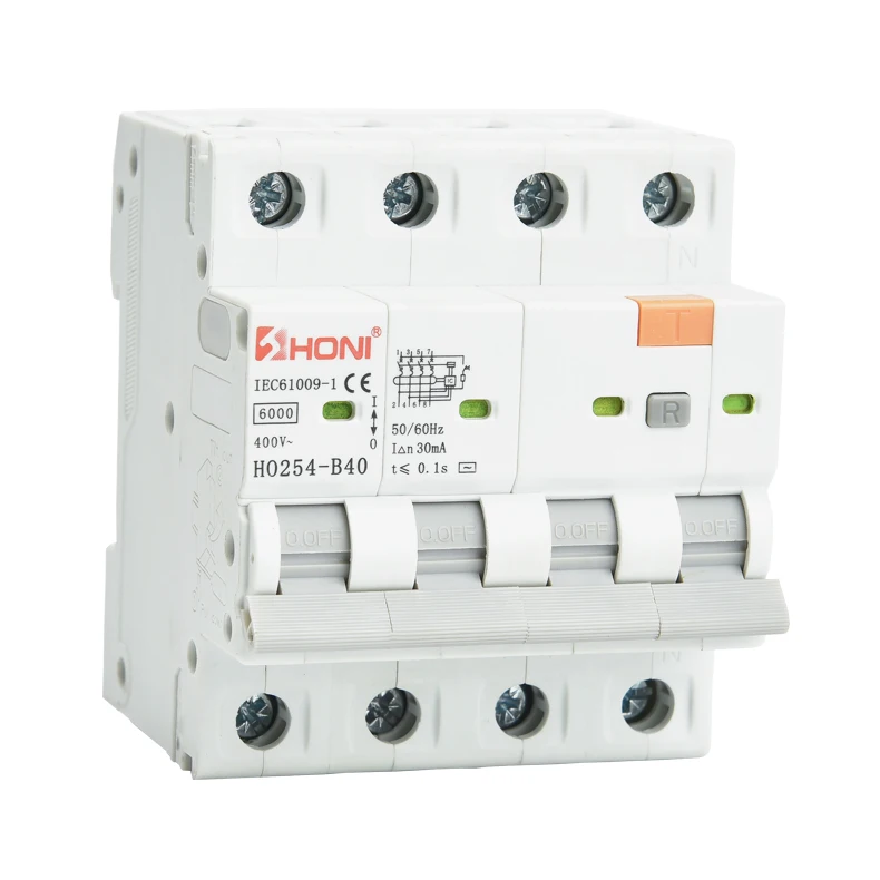 cheap price 2P 4P 10KA b 16A 32A C40A 30mA mcb 6ka rcbo electric miniature  circuit breaker