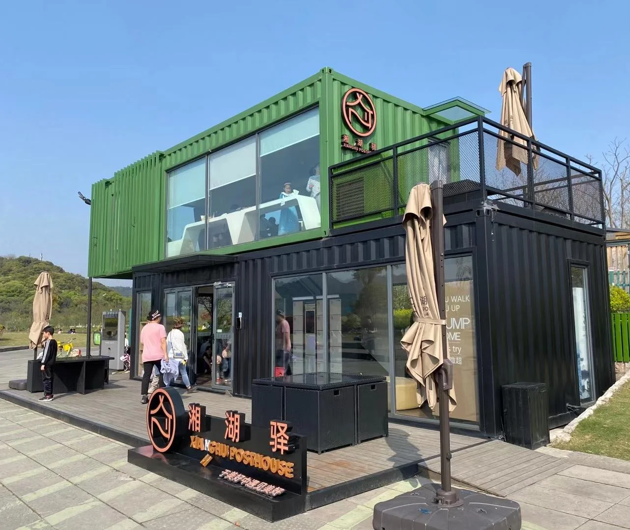 Fire Proof camp prefab capsule house Steel Structure Modular Container House Prefab Container cabin with 3 Bedroom