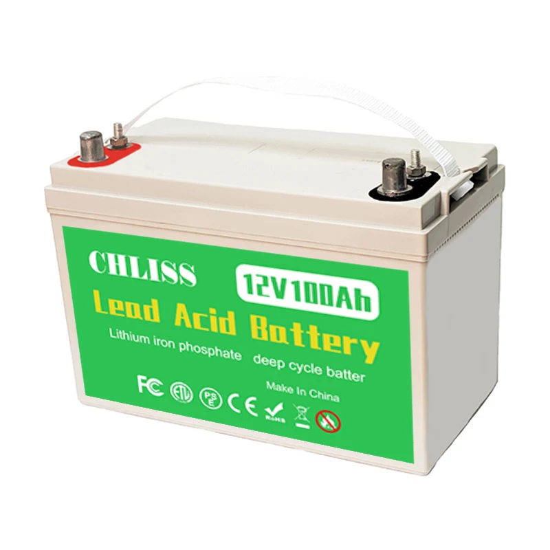 Chliss Solar Energy Storage Custom GEL Battery 12V 100Ah 120Ah 150Ah 200Ah 250Ah Deep Cycle AGM Sealed Lead Acid Batteries