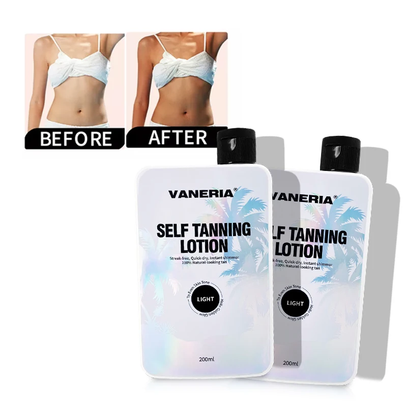 OEM/ODM Sunless Tanning Lotion Organic Extract Instant Dark Solarium Suntan Tanning Oil Face And Body Tanning Cream