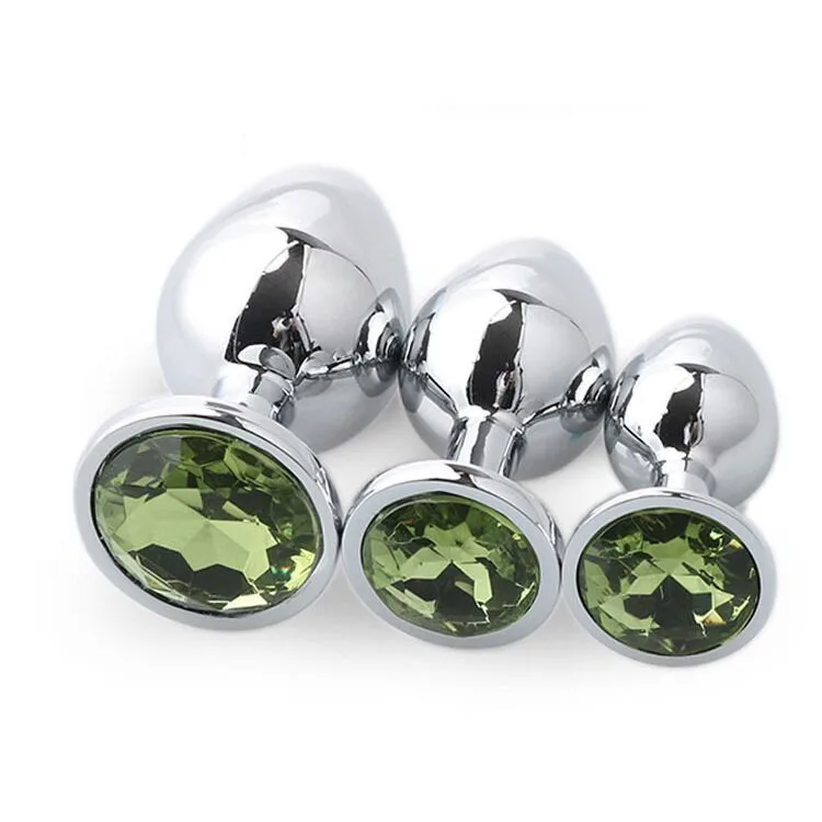 Intimate Product Anal Dilator Metal diamond BDSM sex toys anus expander anal plug vagina butt plug