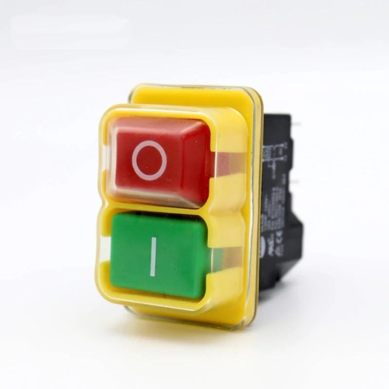 IP55 Power failure undervoltage protection waterproof electromagnetic switch emergency stop button switch