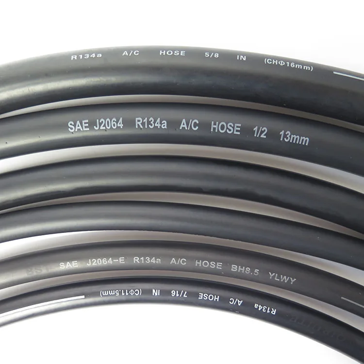 13/32 inch Flexible Smooth Surface Fiber Braid R410a A/C Pipe