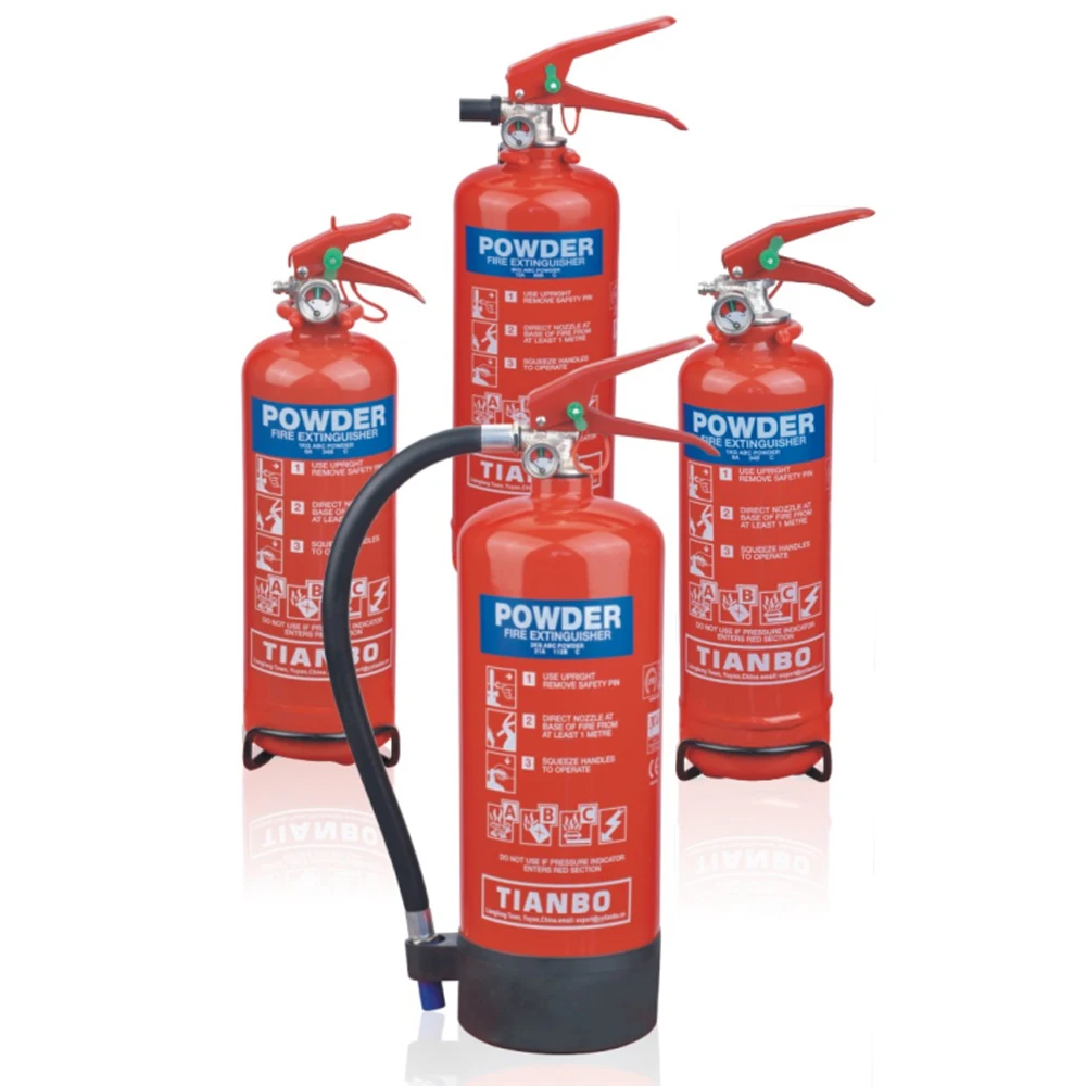 2KG DCP Fire Extinguisher KIWA TUV Rheinland ABC Dry Chemical Powder Extintor Steel Residential Commercial Industrial Use