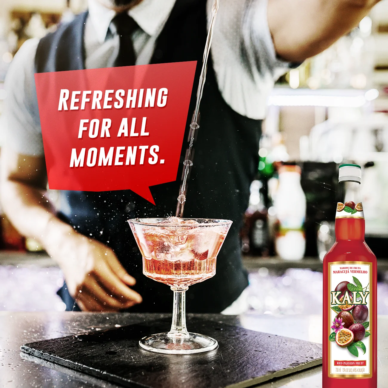 Soothing Red Passion Fruit Flavor Beverages Natural Concentrate Fruit Syrup