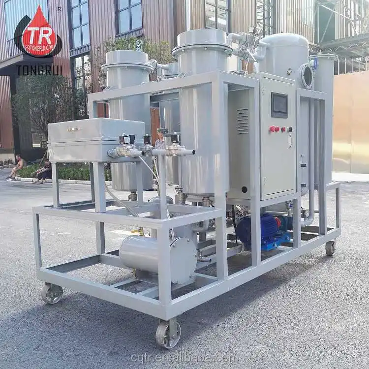 Used Waste Engine Oil Recycling Machine Oil Filter Recycling Machine Vacuum Centrifugal Turbine Oil Purifier