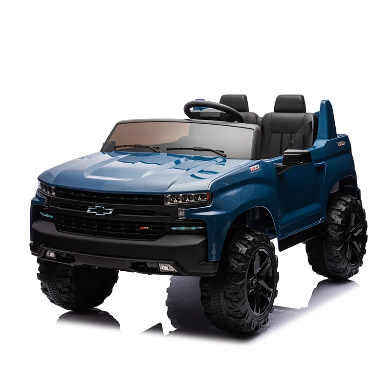 Licensed Silverado Trail  Boss big size 24v kids car electric baby four-wheel off-road vehicle 2 place kids electric ride on car