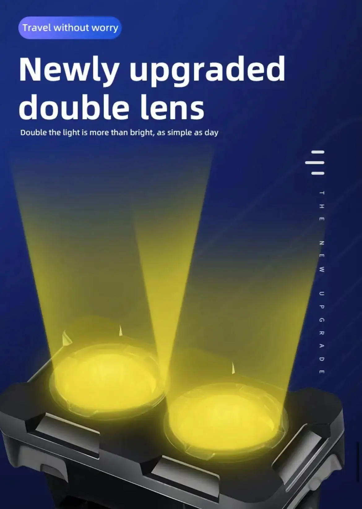 U7 12V 10W Motorcycle Led Projector Lens Headlamps Fog Lights Turn Signal Motorcycle LED work light bulb