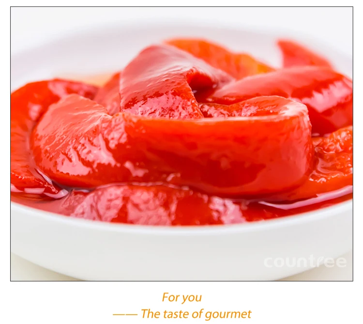 Halal Pepper Canned Roasted Red Bell Pepper Peppers