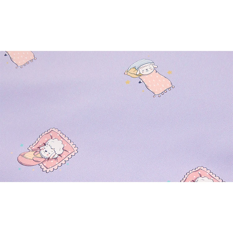 Cartoon patterned baby girl crib bedding sheets , duvet covet and pillowcases baby cot set bedding