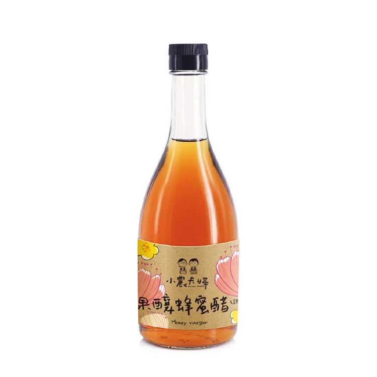 Best Quality Farmers Couple Delicious 300ml Glass Jar Honey Vinegar