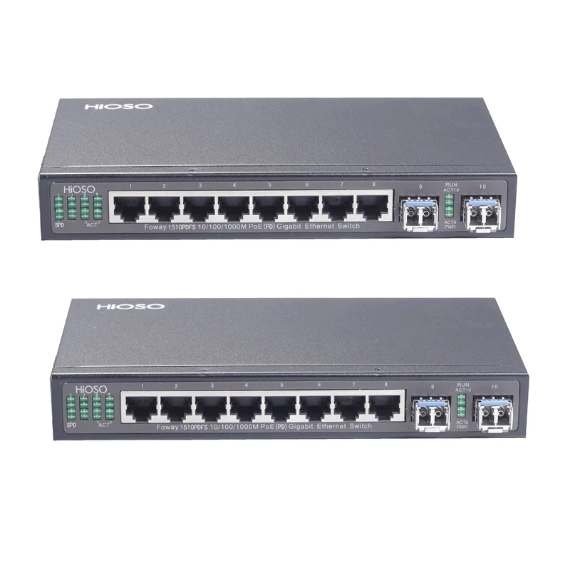 POE Switch with high quality FOWAY1510PDFS reverse POE switch for  3 years warranty