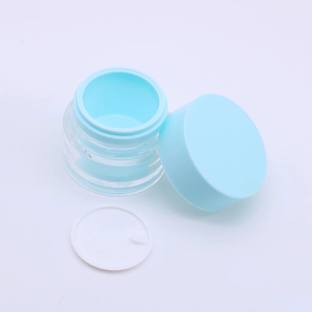 Custom 30g 50g Cosmetic Skincare Container 30ml 50ml Round Empty Luxury Plastic Face Cream Acrylic Cosmetic Jars