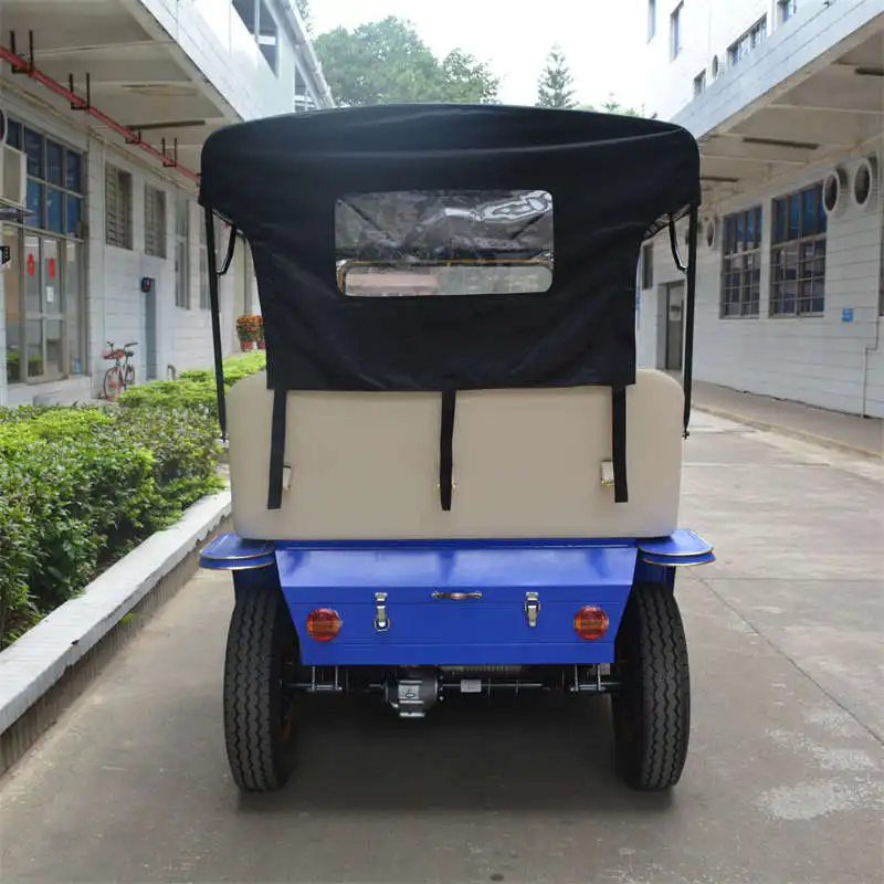 2022 CE approved street legal 48V battery maintenance free electric sightseeing tourist bus  classic vintage car