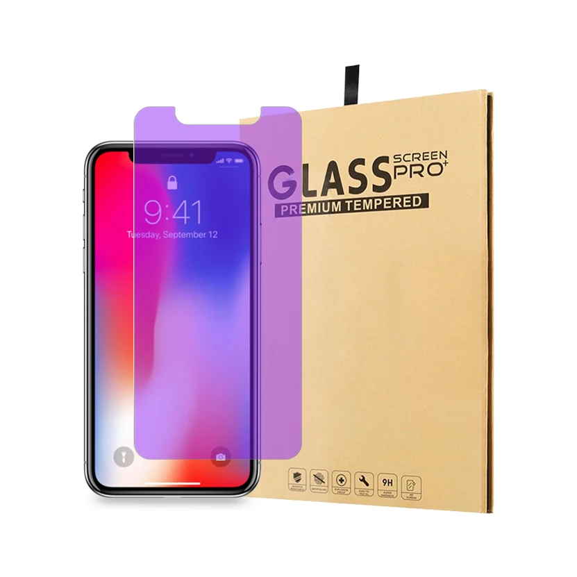 Anti Blue Ray For iPhone Modle Tempered Glass For iPhone 11 Blue Light Blocking Screen Protector Xr Phone Guard