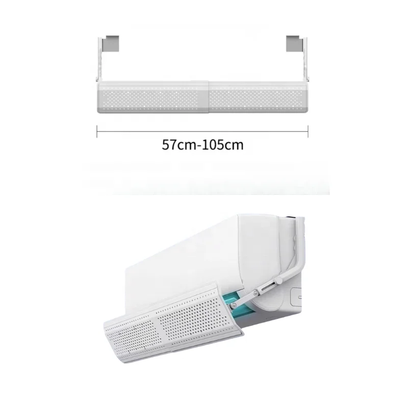 Hot Sell Adjustable Air Conditioner Cover Wind Shield Air Conditioning Baffle Shield Wind Guide Anti-wind Shield