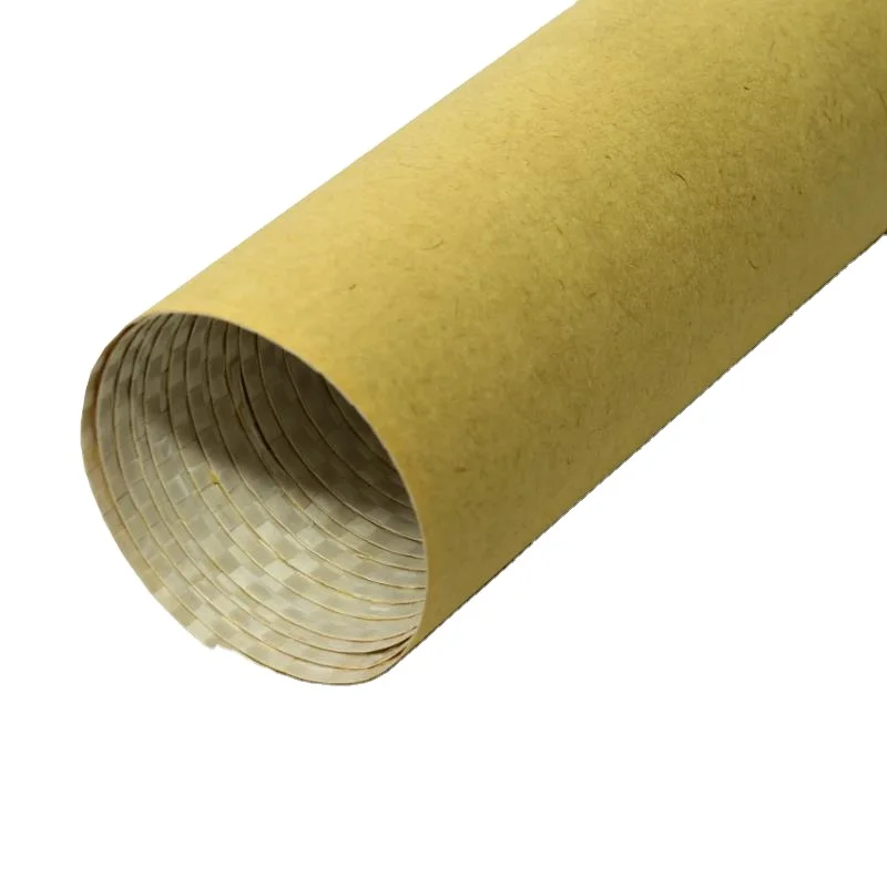 Anti Rust VCI Waxed Wrapping Paper Steel Wrapping Paper Kraft Paper With Woven Fabric