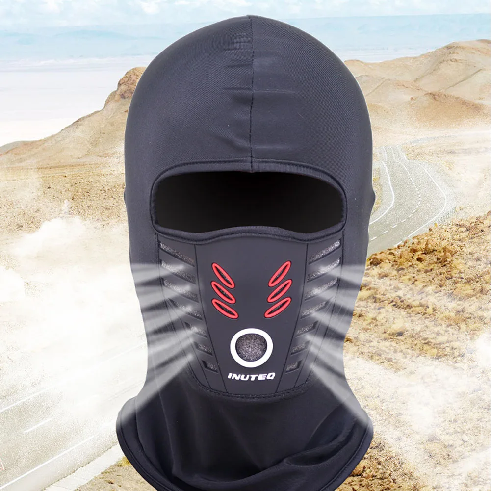 Winter Warm Fleece Motorcycle Face Mask Anti-dust Waterproof Windproof Full Face Cover Hat Neck Helmet Mask Balaclavas