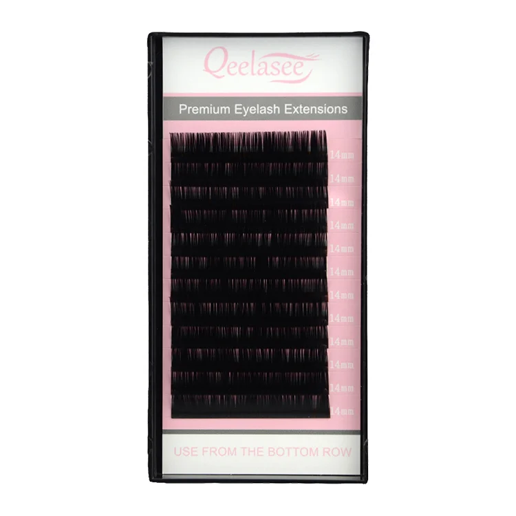 Qeelasee матовые корейские поставщики PBT Индивидуальные ресницы для наращивания норковые ресницы принадлежности для наращивания частная этикетка