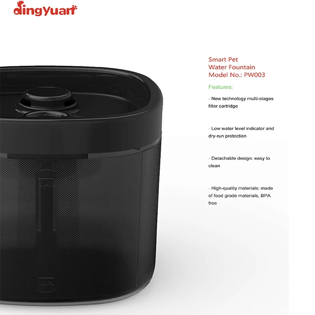 PET Cat Drinking Fountain 2.5L Automatic Cat Water Fountain Dispenser Drinking Bowl for Cats Dog