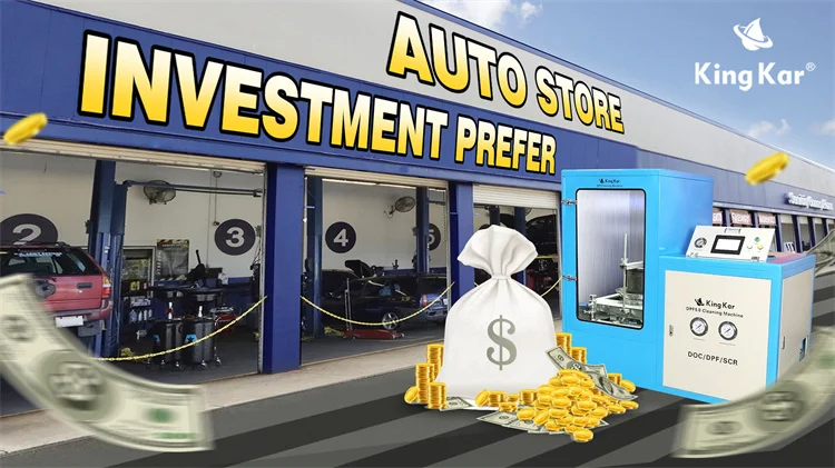 Kingkar Dpf Exhaust Clean Auto Workshop Equipment Diesel Particulate Catalyst Fap Filter Cleaner DOC SCR DPF Cleaning Machine