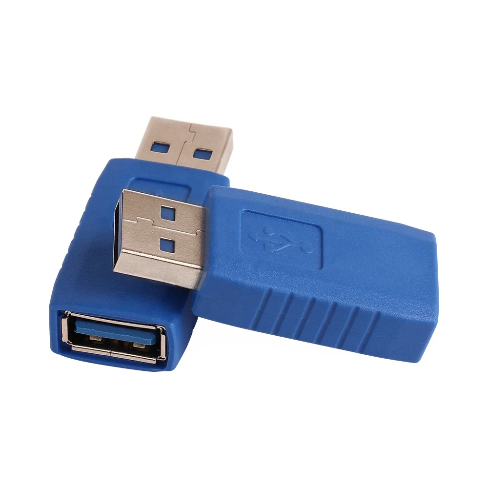 Синий Переходник USB 3 0 A «Папа-мама» для ноутбука и