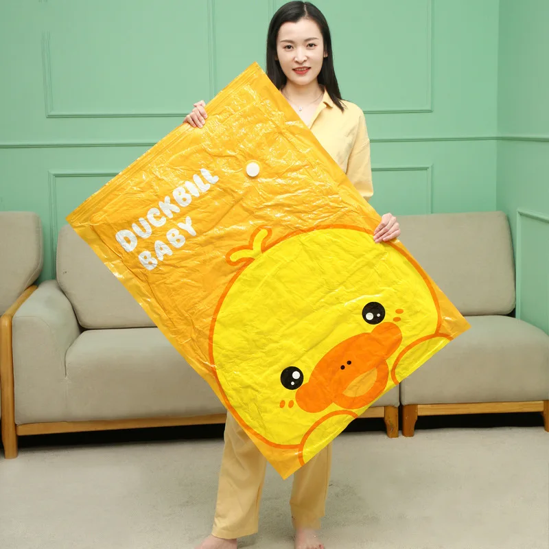 non-woven Eco Friendly Space Saver Compressed Bag Vacuum Storage Bag Set with Pump for Clothes Mattress